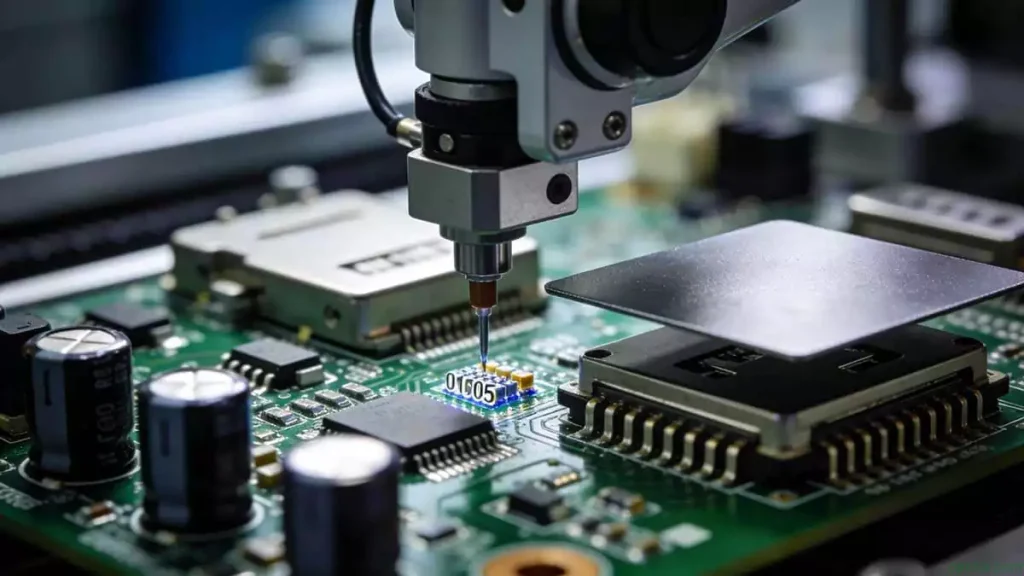 High-precision PCBA assembly with SMT mounting and EMI shielding for industrial control systems in noisy environments