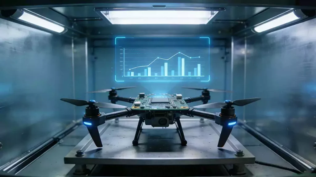 Reliability testing of drone PCBA including thermal cycling and vibration resistance for harsh outdoor UAV conditions