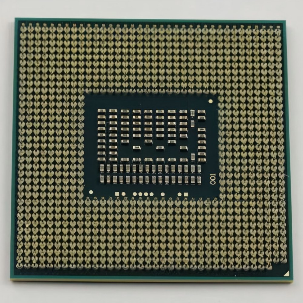 IC substrate (with pin grid array and core package area details)
