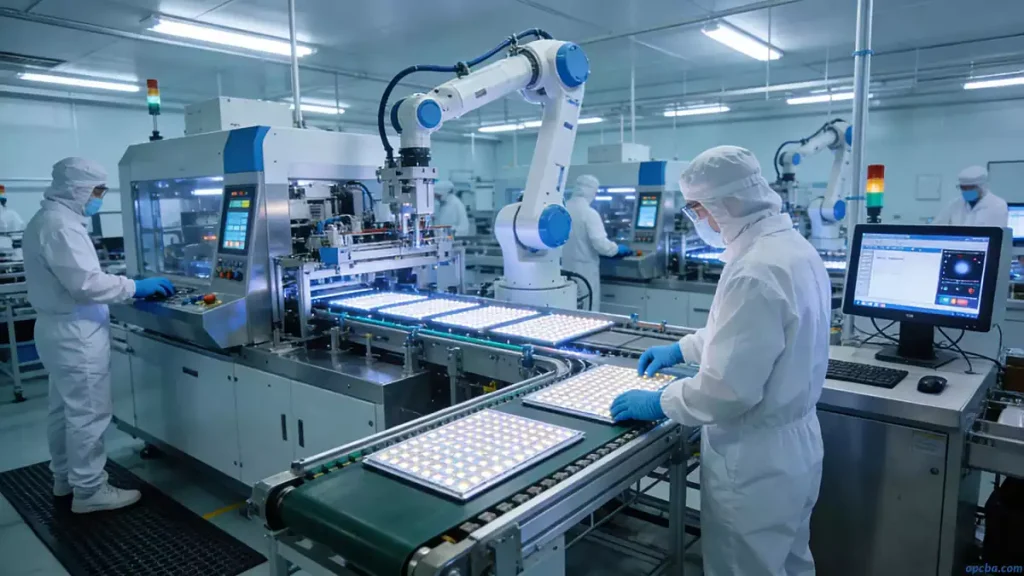 Aluminum PCB manufacturing facility for LED lighting solutions - automated production and quality control