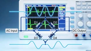 Full-Wave Bridge Rectifier Circuit Using Diodes PCBA
