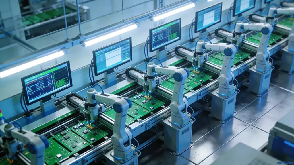 Mass production and PCBA assembly line in PCB OEM one stop service with quality control