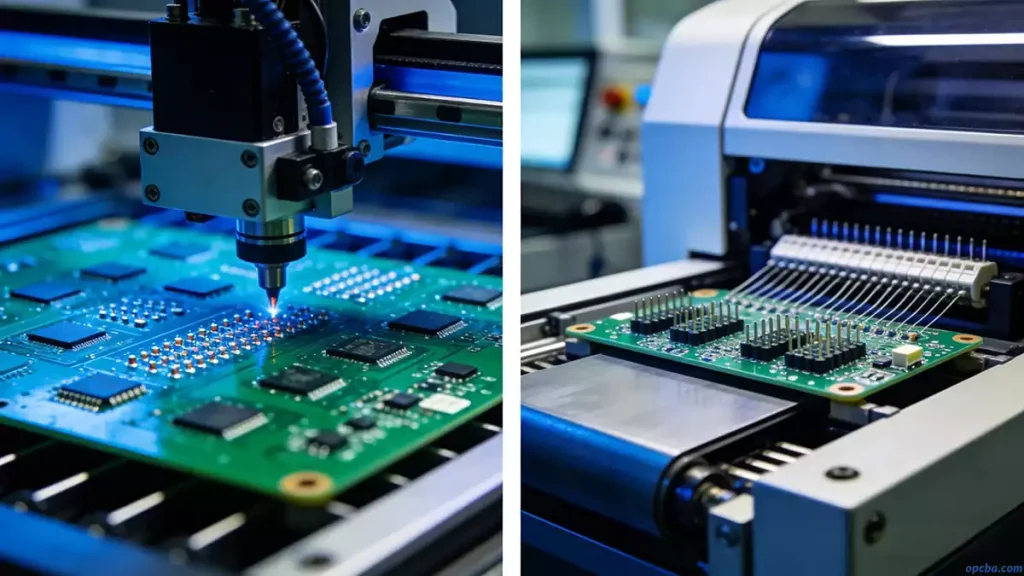 SMT surface mount and DIP through-hole assembly in one stop PCB assembly services.jpeg