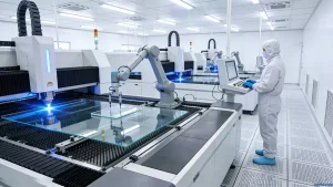 Specialized manufacturing equipment for glass PCB production resulting in higher cost compared to FR-4