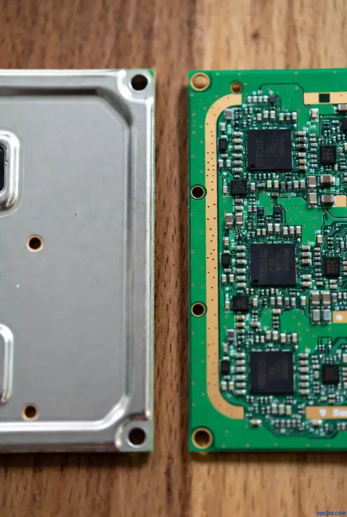 Aluminum substrate PCB vs FR4 PCB side by side comparison materials