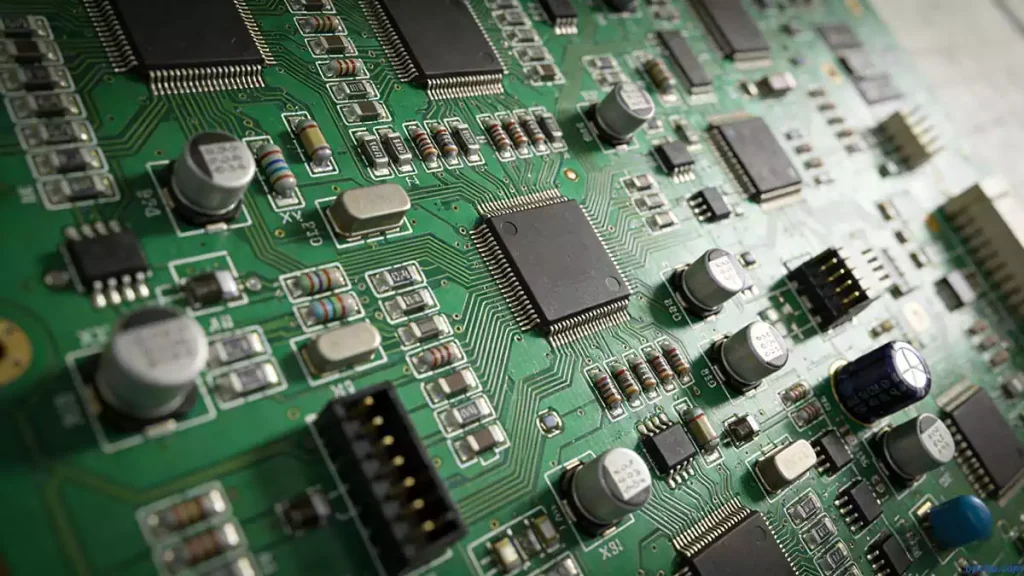 Component placement on PCB with organized layout for electromagnetic compatibility