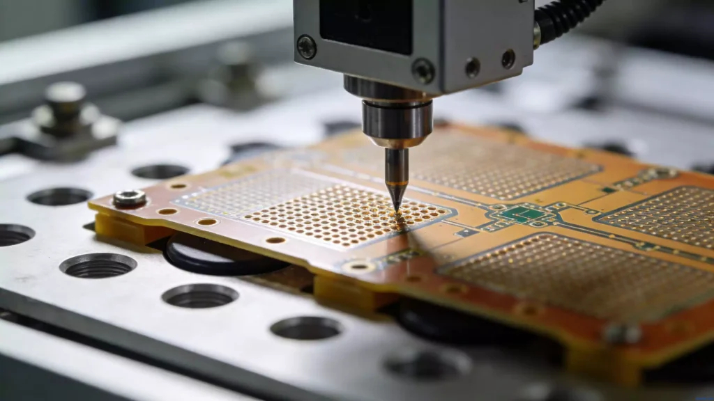 High-speed CNC drilling for FPC interlayer connections - Precision PCB fabrication