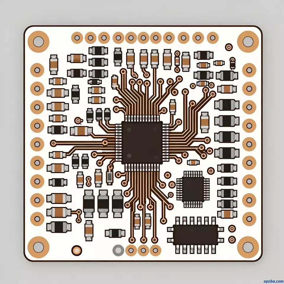 PCB Panel Design Diagram