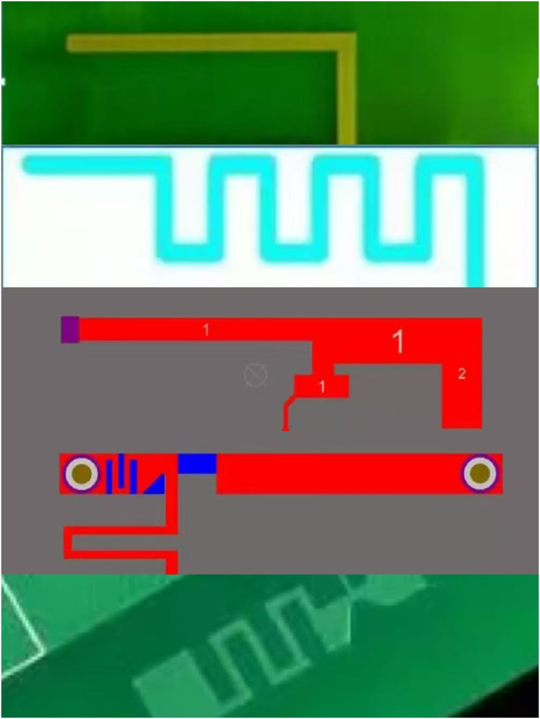 PCB board-mounted antennas