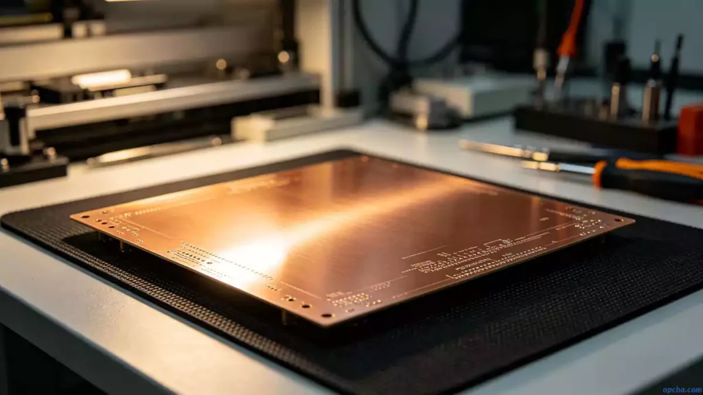 Why unbalanced copper causes potato chip effect in PCBs contrasted with a perfectly flat and reliable printed circuit board produced using balanced copper design specifications