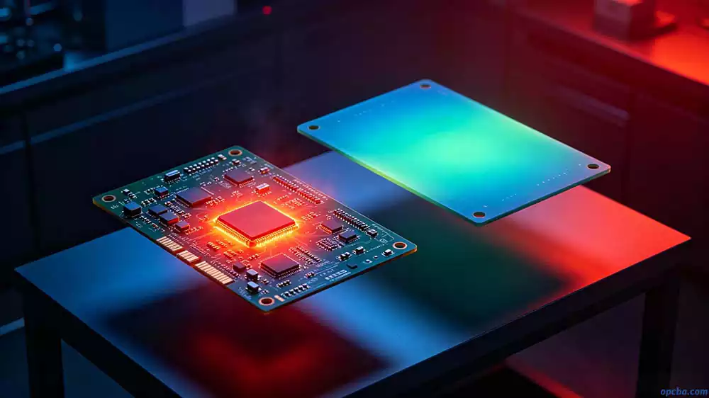 Aluminum nitride thermal management advantage heat spread comparison FR4 vs ceramic