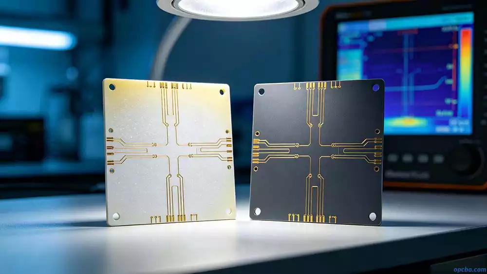 Ceramic PCB material selection guide alumina vs aluminum nitride side-by-side
