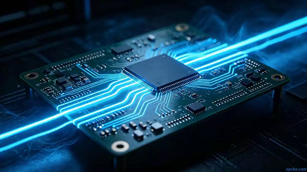 Low loss RF circuit board design showing stable signal transmission through PTFE based high frequency materials