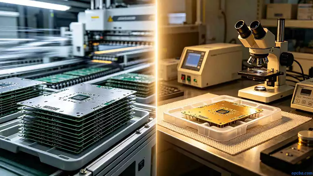 Split view HASL for consumer, ENIG for medicalindustrial