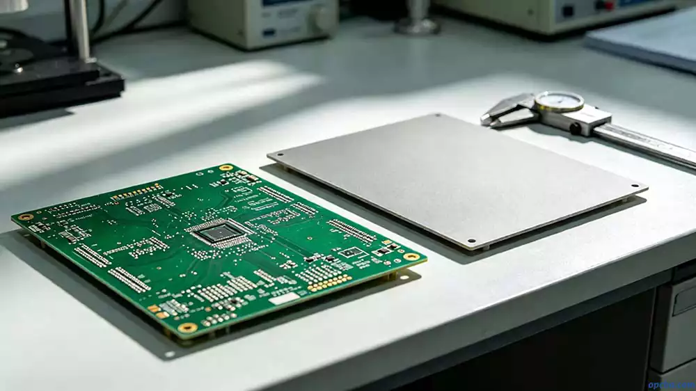 Teflon PCB vs FR4 comparison showing differences between high frequency laminate and standard circuit board materials
